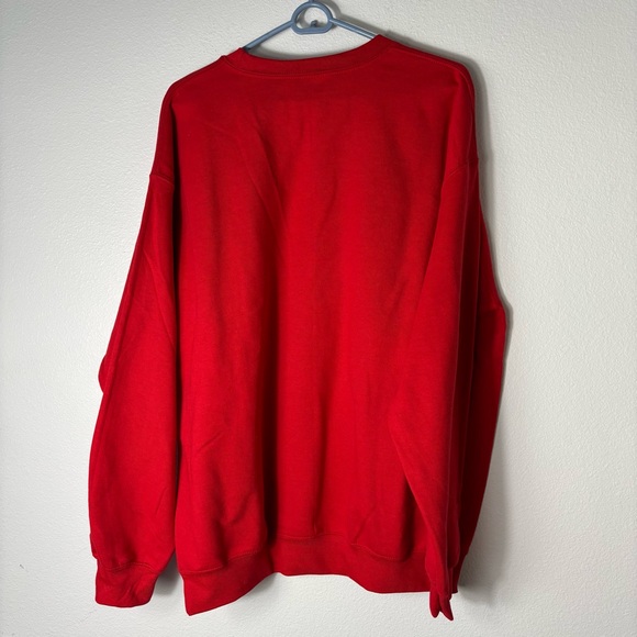 Gildan Women’s Red “I need a Diet Coke” Crewneck Sweater size Large - Picture 7 of 7
